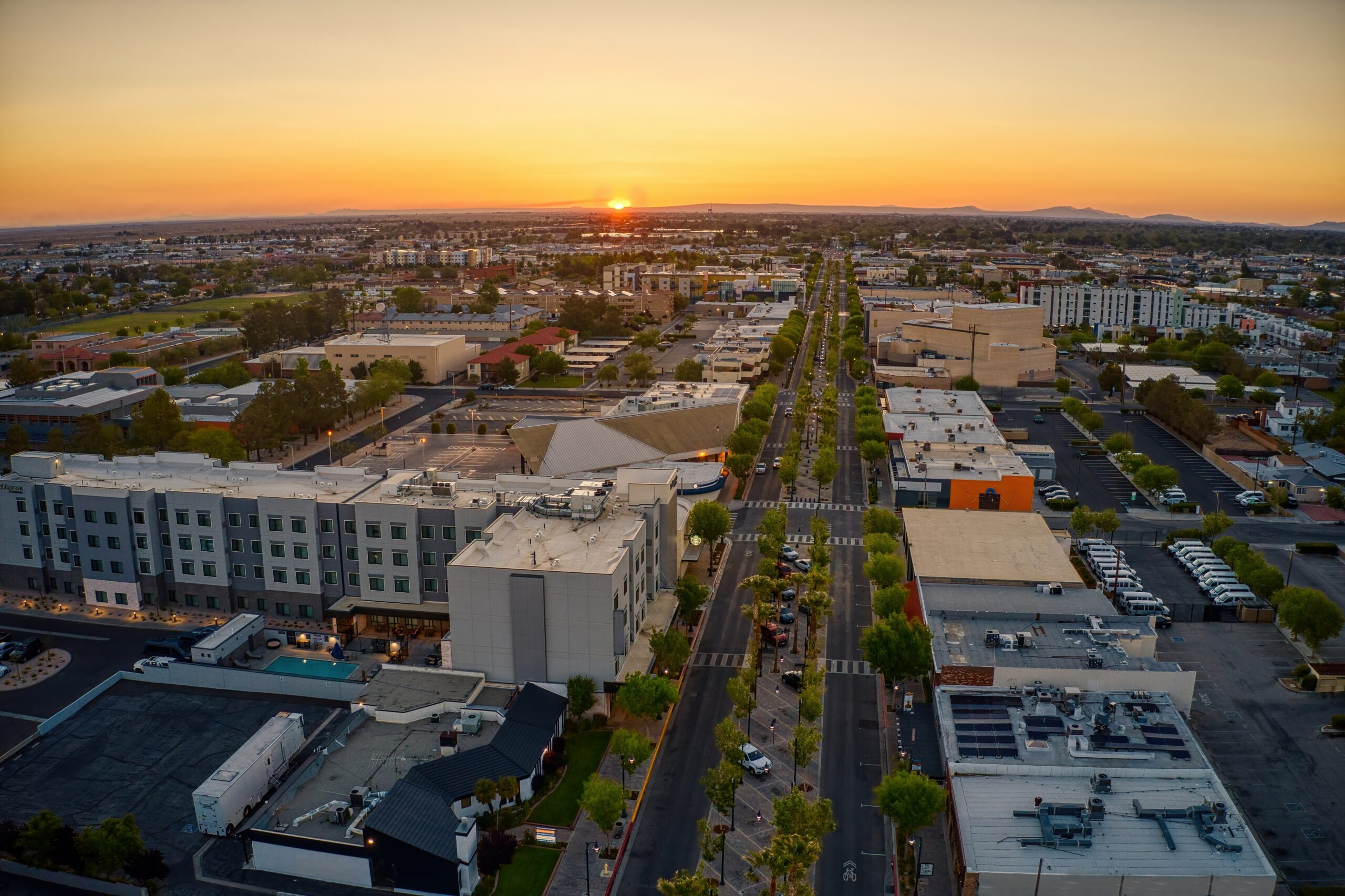 Aerial View of Lancaster, California