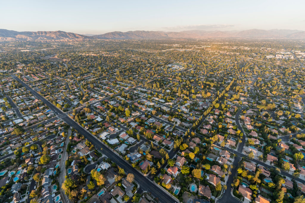 Aerial view of the Northridge community