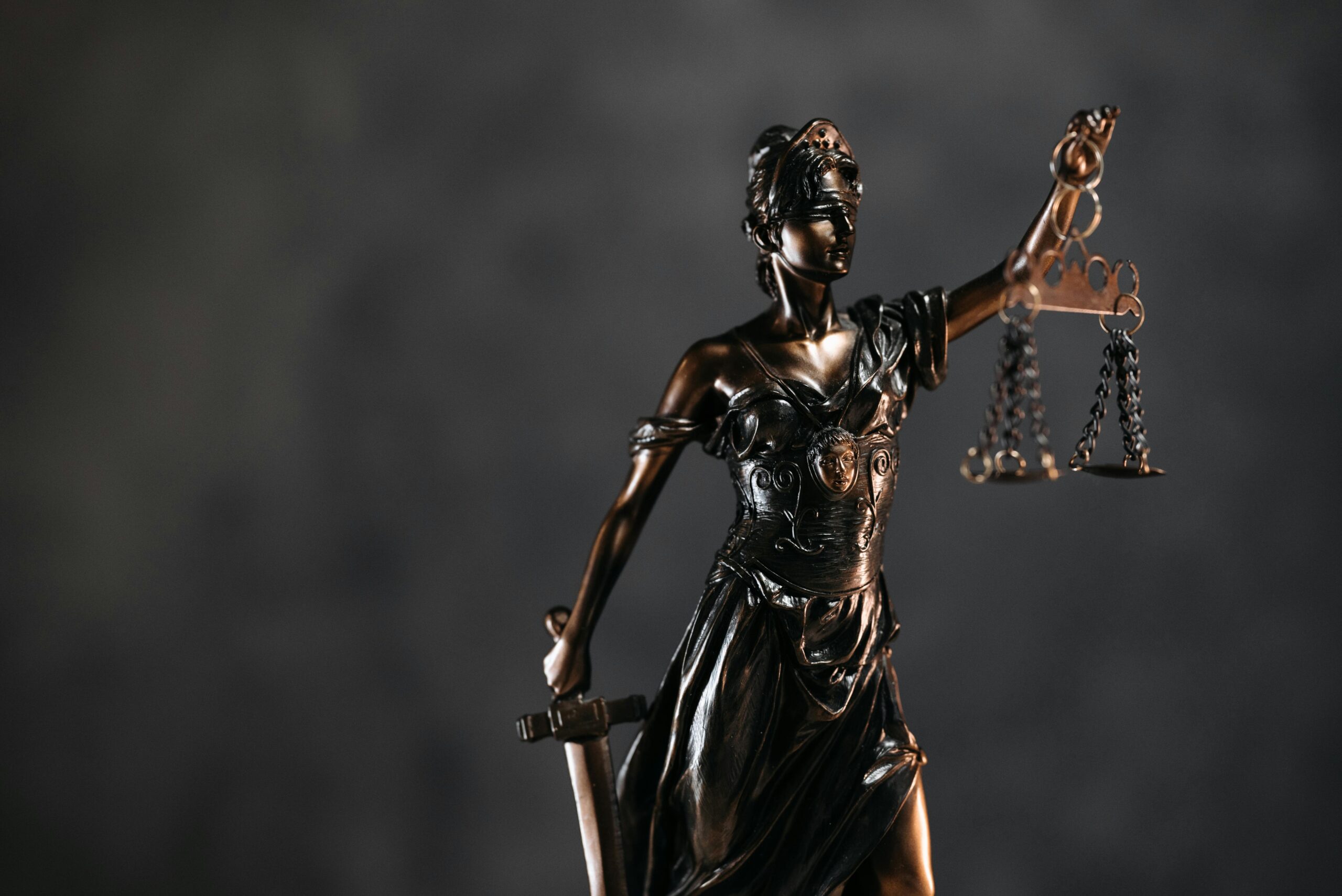 Lady justice with scales
