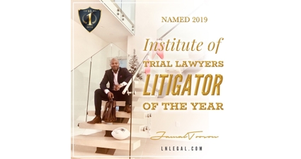 Attorney Jamal Tooson Named 2019's "Litigator of the Year" by AIOTL